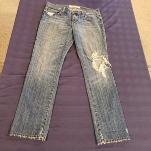 Abercrombie & Finch Distressed Erin Style Jeans